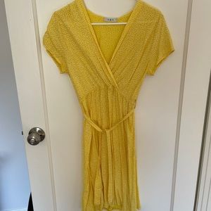 Cute yellow sundress floral